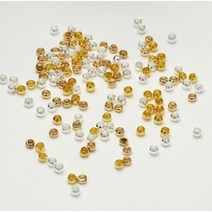 누름볼200P 비즈고정 공예재료 팔찌 악세사리 고정볼, 2-누름볼2mm-골드