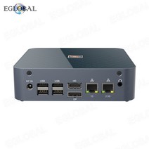 미니피시 서버 호스팅 소형 Eglobal-AMD Zen3 라이젠 9 5900HX 7 5800H 2 x DDR4 3200MHz NVMe SSD 2.5G LAN 데스크탑 컴퓨터 윈도우, [03] RYZEN 3 5400, [08] 64G DDR4 2TB M.2 SSD