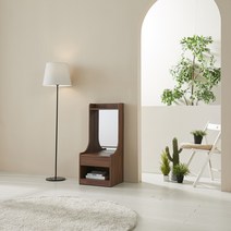 노랑나무 미니 틈새 서랍형 좌식형 서랍 화장대 그레이 400 화이트 그레이 딥그린, 멀바우