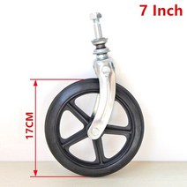 노인전동차 노인 전동차 어르신 보행기 노인 전동차 어른보행기 성인용보행기 무릎 보조기 전동휠체어 전동 휠체어 요양원 어른보행기 인치 인치 인치 휠 교체 롤레이터 워커 등용, 블랙 7인치