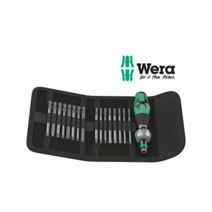베라 라쳇 드라이버 17 피스 비트 세트 Wera KK 60 RA, 화이트 (스테인리스 스틸)