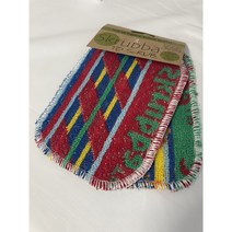 주방용 폴란드 친환경 컬러풀 스크럽 스크러바 설거지 수세미 2p 세트