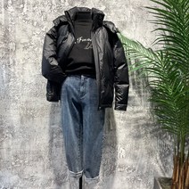 시슬리 어깨셔링포인트 구스패딩 SAPD35061 BK