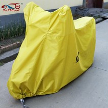 베스파 스쿠터 보관 커버 차우의 전차종 레인커버, 특대 회색  업그레이드 강력