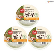 (냉장)하선정 쌈무(새콤)350gx3개, 1세트, 350g