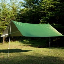 DQY500565그늘막 캠핑 타프 렉타 차광막 다용도 천막 방수, 카키