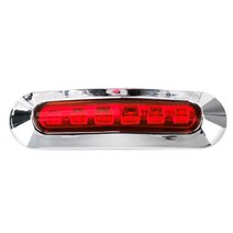저렴한 마커 램프 10-30V 트럭 사이드 라이트 6 LED 클리어런스 캐러밴 트레일러 방수, 한개옵션1, 01 Red