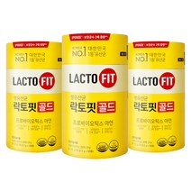 락토핏 5X 생유산균 골드, 50포, 3개