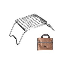 솔캠러 추천템 스토브용 미니 직화그릴 장작 글램핑