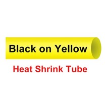 1Pcs 형제 Hse-211 621 631 641 651 241 251 열 수축 튜브 Brother P 터치 프린터, 02 Black on Yellow_04 18mm