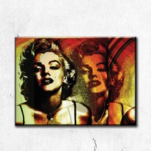 mon078 팝아트 마릴린먼로 유명인 배우 캔버스액자, 고급형유광전처리_XXL_38cm x 46cm