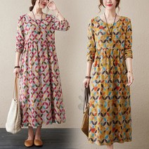 HQINT 여성 원피스 가을 봄 겨울 긴팔 반팔 롱원피스 미디원피스 캐주얼 정장원피스 하객원피스 하객룩 빅사이즈 여자 ZA-03013
