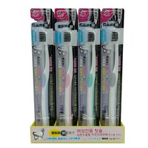 일본수출용 비장탄 은 칫솔 5개 / 슬림헤드 숯칫솔 숯, 나노업 비장탄 은 칫솔 5개