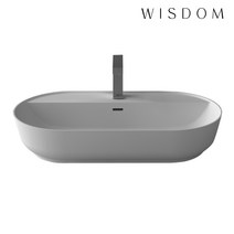 WD - 38661/탑볼세면기/액상아크릴/세면대/WISDOM/아이스톤/iStone/WD38661, 무타공, 포함, 1개