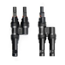 태양광 패널 파워 뱅크 광전지 커넥터 분기 커넥터 2 in 1 3 in 1 용 방수, (193)2 in 1 black