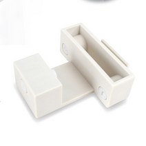 안뚫어고리 못없이커튼봉 레일 블라인드 다이소, 주황