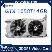 SOYO 그래픽 카드 GTX 1050 TI 4GB 128Bit GDDR5 NVIDIA VGA 용 정품 중고 비디오 Geforce Ti