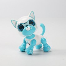 로봇개 로봇강아지 반려 애완용 인공지능, 스마트 강아지 로봇 블루, 해외배송