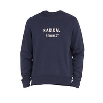 [아크네 스튜디오] 11주년 RADICAL 펠트타이포 맨투맨 딥블루 2HY153 204
