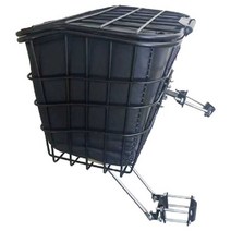 전동 킥보드 바구니 전면 후면 바스켓 트렁크 보관함, 후면 바스켓 + 고정 장치 + 브래킷 + 가방