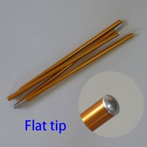 슬라이딩폴대 슬라이드 텐트 수리 가변 타프 길이 조절 세트 160cm 4 섹션 직경 13mm 지지대 대피소 방수포 캐노피 알루미늄 폴, 1 조각 플랫 팁