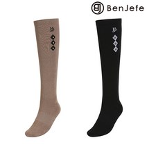 벤제프 모다곤지암 여성 진주 디테일 니삭스 양말(BN9MWGS504), FREE