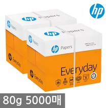80g (5000매) 복사용지 [HP] A4 2BOX