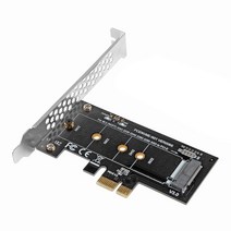 M.2 NVMe SSD 익스프레스 카드 PCIE 3.0 x1-m 키 컨버터 어댑터 외장 지원 2230 2242 2260 2280 삼성 PM961 용, 한개옵션0