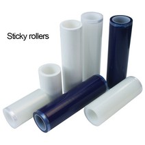 제전 크린룸 스티키롤러 먼지제거 스티키롤 미세먼지제거(blue white), blue, 100mmx20m(10롤/팩)