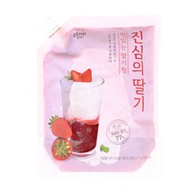 복음자리 진심의 딸기청 딸기라떼 과일청 1kg, 1개