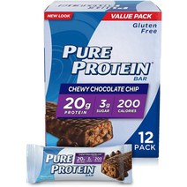 Pure Protein 프로틴바 스낵 초코 피넛버터 초코칩 50g 12개입, 1개