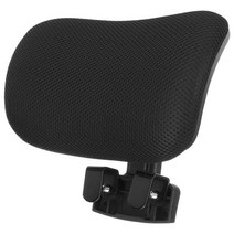 가구 Desk Adjustable Height Office Chair Headrest Head Pillow Attachment For Indoor, [01] Black