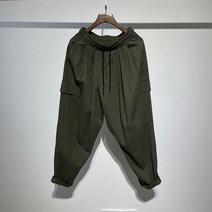 남성 봄 신인상 패션 심플 루즈한 큰 사이즈 캐주얼 9점 팬츠 한국 트렌드 하렘 팬츠
