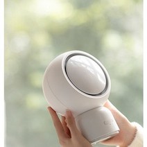 가정용팬 히터 저소음냉 온풍기 PTC 서큘레이터형회전 기능이, 흰색