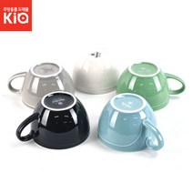 노빌타 라인 커피잔 받침 260ml 380ml 커피잔 도자기 믹스커피잔 카페 가정, 노빌타 라인 커피잔 380ml, 그레이