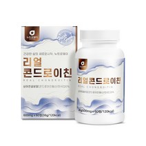 콘드로이친 상어연골 보스웰리아 초록입홍합 우슬 쇠무릎 버드나무껍질 칼슘 마그네슘 비타민D 히알루론산 어골칼슘 정 캡슐 알약, 60정 / 1개