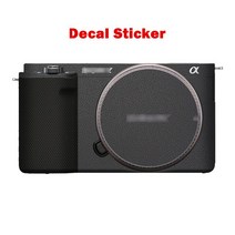 ZVE10 / ZV 카메라 프리미엄 데칼 스킨 보호 필름 소니 프로텍터 안티 스크래치 커버 비닐 스티커, 24 Leather Black