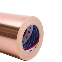 덕성 동 테이프 10mm 30M 자동차 낮은저항값 동박 납땜 도전성 열전도 차량용 배선 EMI차폐 전기