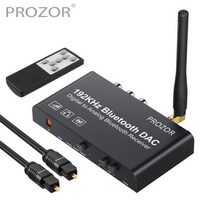 LDAC 동글 리시버 PROZOR DAC 컨버터 내장 블루투스 호환 수신기 192kHz IR 원격 제어 디지털 동축 토스링, 01 PST173c