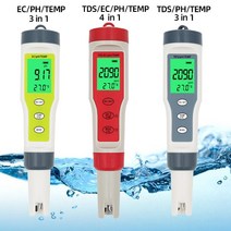 염도 측정기 ph orp meter pc-101 염소 미터 tds 염분 테스터 ec 풀, 5in1 염도계