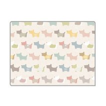 파크론 펫놀이 실키 놀이방매트, 혼합 색상