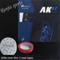 테니스 라켓 용품 악세사리 훈련 원래 palio 40+ 탁구 고무 ak47 및 hk1997 골드 다채로운 스폰지 탁구 스포츠 탁구 고무, 검은색