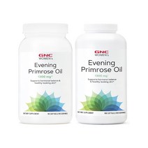 GNC 달맞이꽃 종자유 1300mg 감마리놀렌산 함유 달맞이유 감마리놀레산, 1개, 1300mg 180정