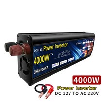 태양광 인버터 12v 220v 500w 1000w 3000w 400w 수정 사인파 인버터 전압 변압기 전력 변환기 패널 자동차 인버터, 4000w 12v, 220-240v, 만능인