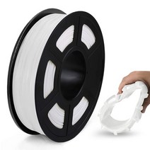 TPU 플렉시블 필라멘트 1.75mm JAYO 3D 프린터 필라멘트 TPU 경도 95A 치수 정확도 - 0.02 0.5kg500g, TPU 화이트, 한 사이즈