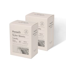 플란테코 스타일러 시트 40매(카멜리아향) X 2개, 단품, 단품