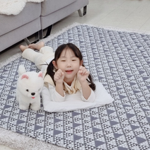 거실 침대용 탄소매트 전자파없는 1인용 전기매트 전기요, 대형(135cmx180cm)