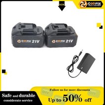 블로우건 Coofix2 인 1 송풍 흡입 나뭇잎 먼지 수집기 터보 송풍기 정원 무선 진공, Two battery  only+EU