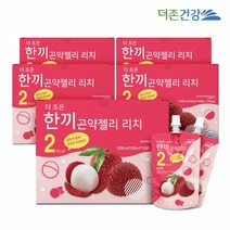 더존건강 한끼 곤약젤리 리치 150ml 10팩 5박스, 단품, 단품