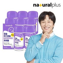 굿앤키즈 어린이 칼슘 마그네슘 비타민D 아연 망간 츄어블 90정 8병, 없음